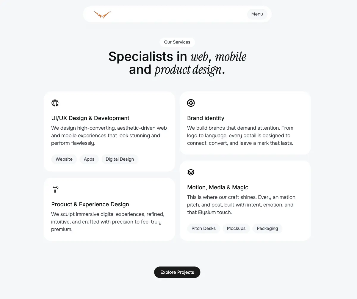 Elysium Designs - Screenshot 2