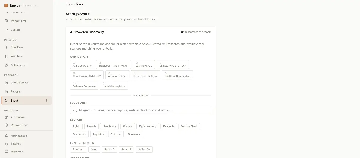 Brevoir Terminal - Screenshot 5