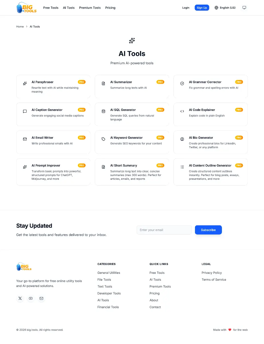Big Tools - Screenshot 2