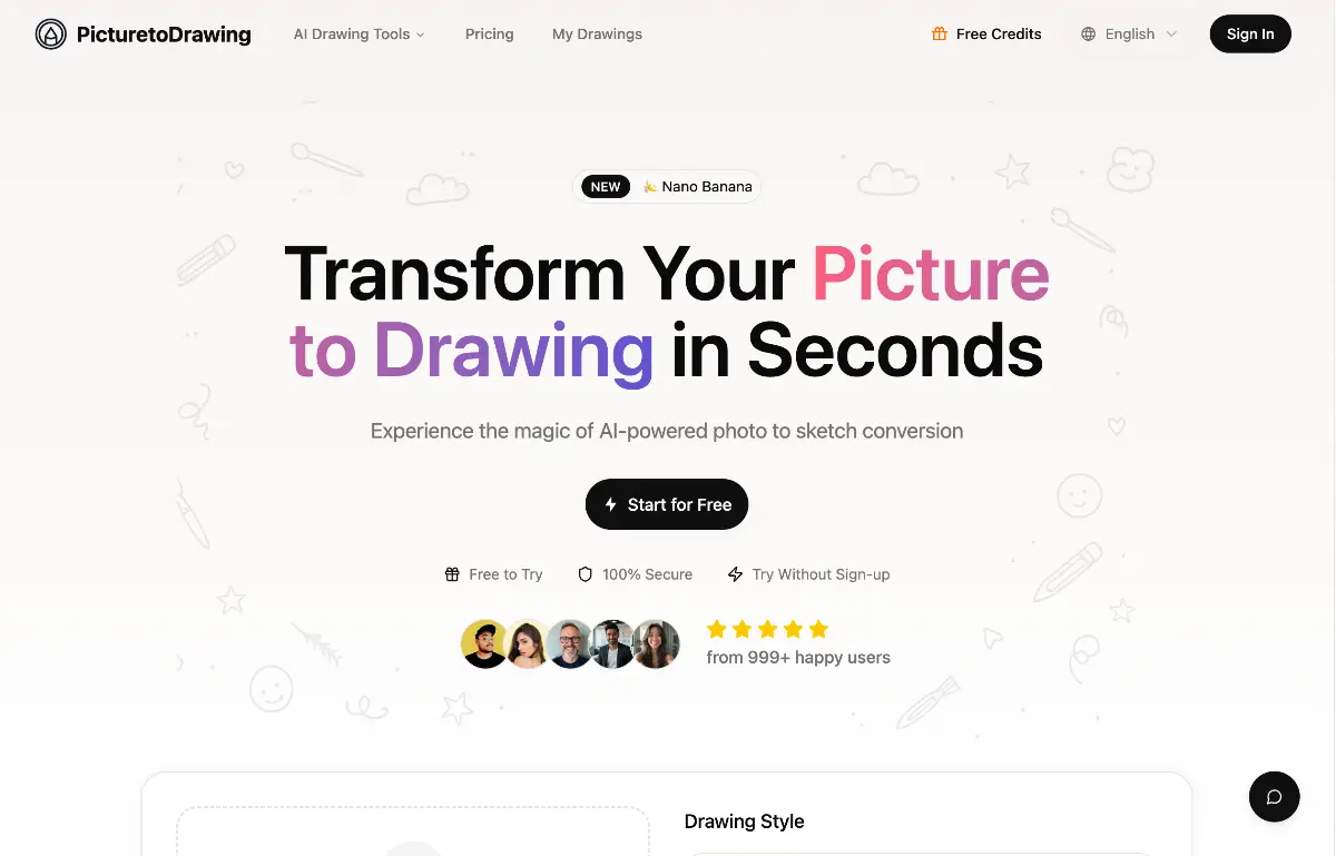Picture to Drawing - Screenshot 1
