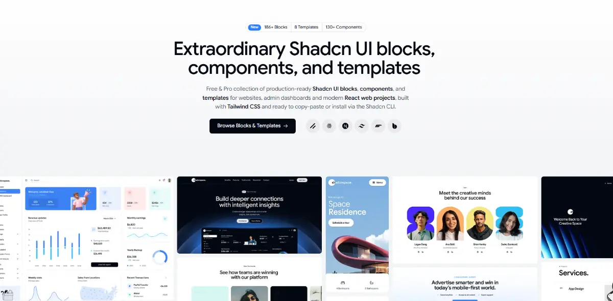 Shadcn Space - Screenshot 2