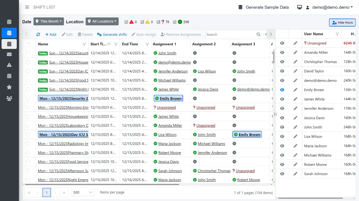 ShiftPlanPro - Screenshot 1