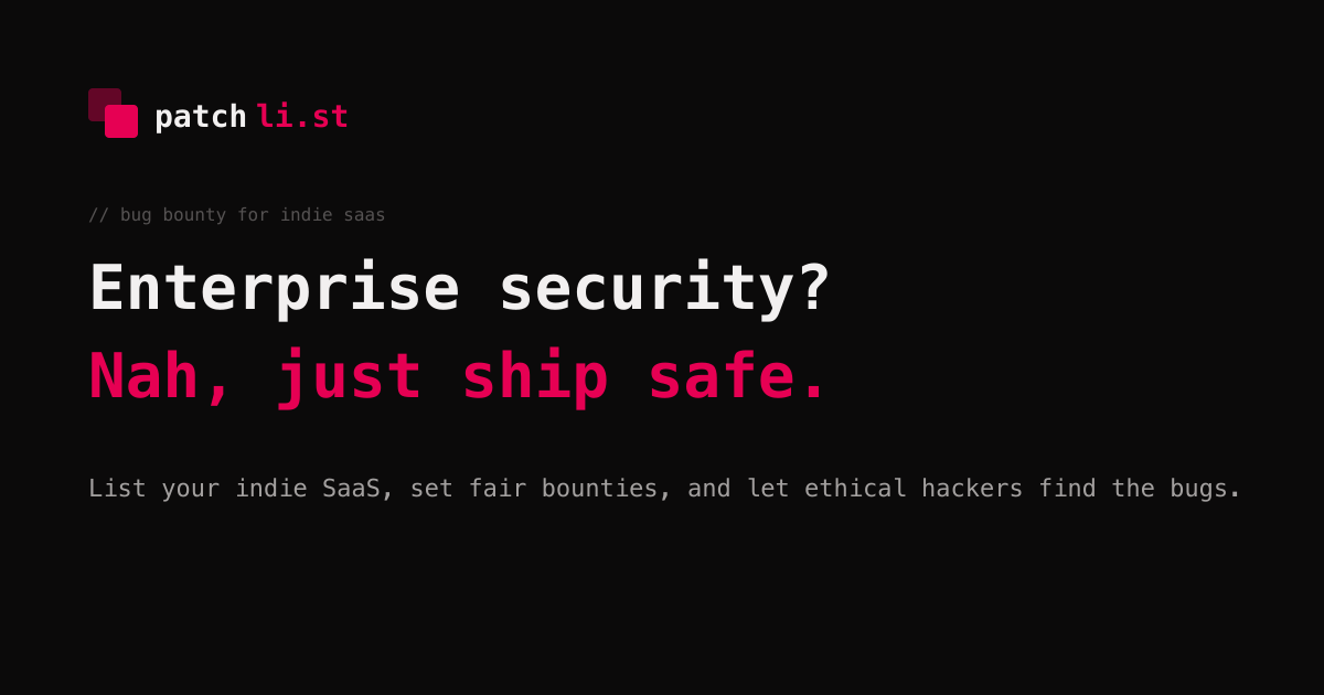 Patchli.st - Screenshot 1