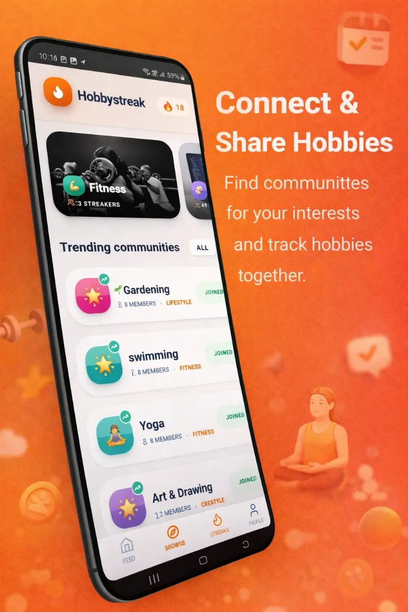 Hobbystreak - Screenshot 2