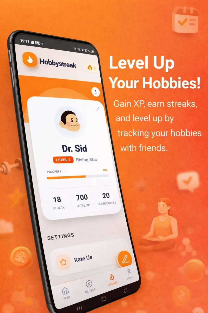 Hobbystreak - Screenshot 3