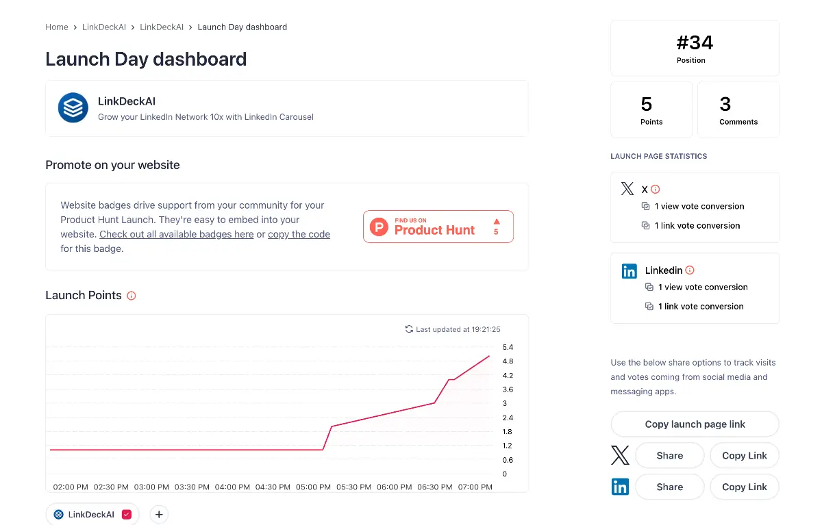 LinkDeckAI - Screenshot 1