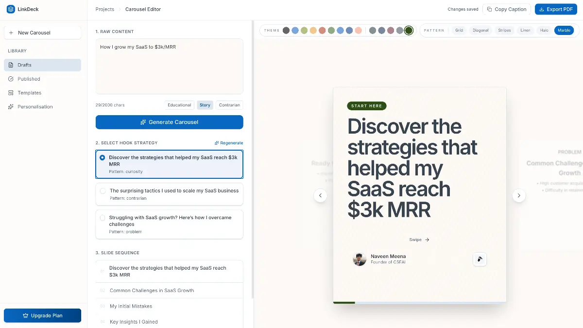 LinkDeckAI - Screenshot 2