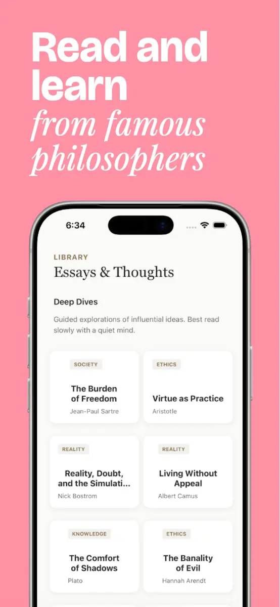 PhilosophMe - Screenshot 2