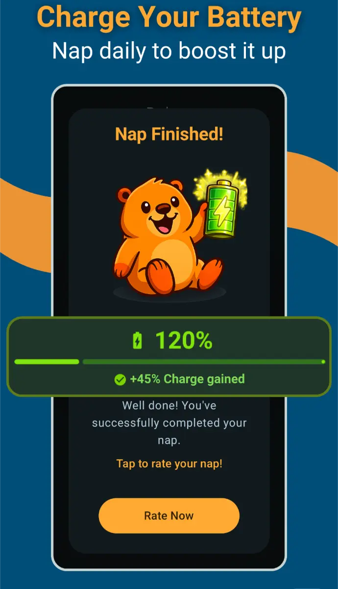 Nap & Recharge: Powernap App - Screenshot 4