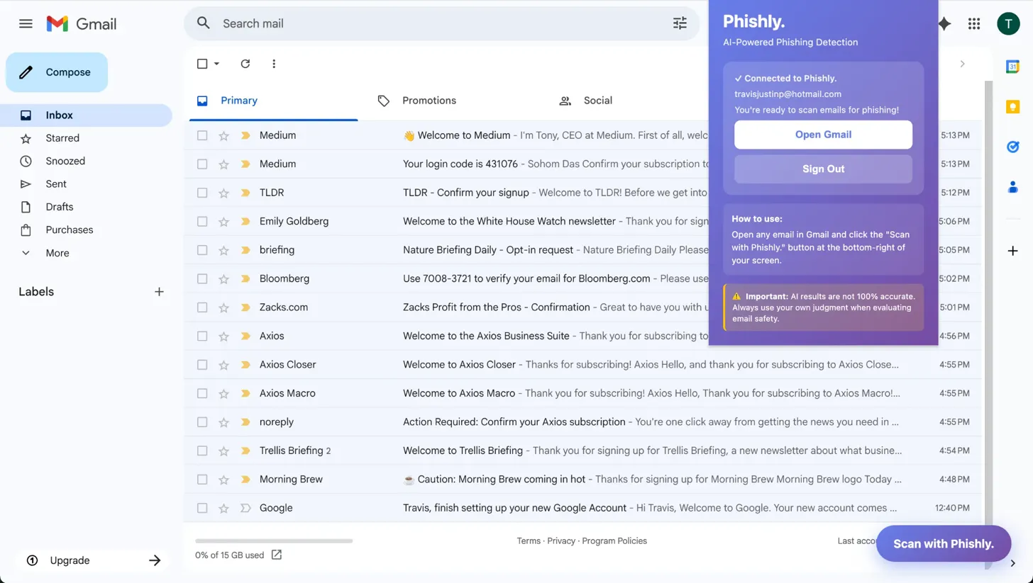Phishly - Screenshot 3