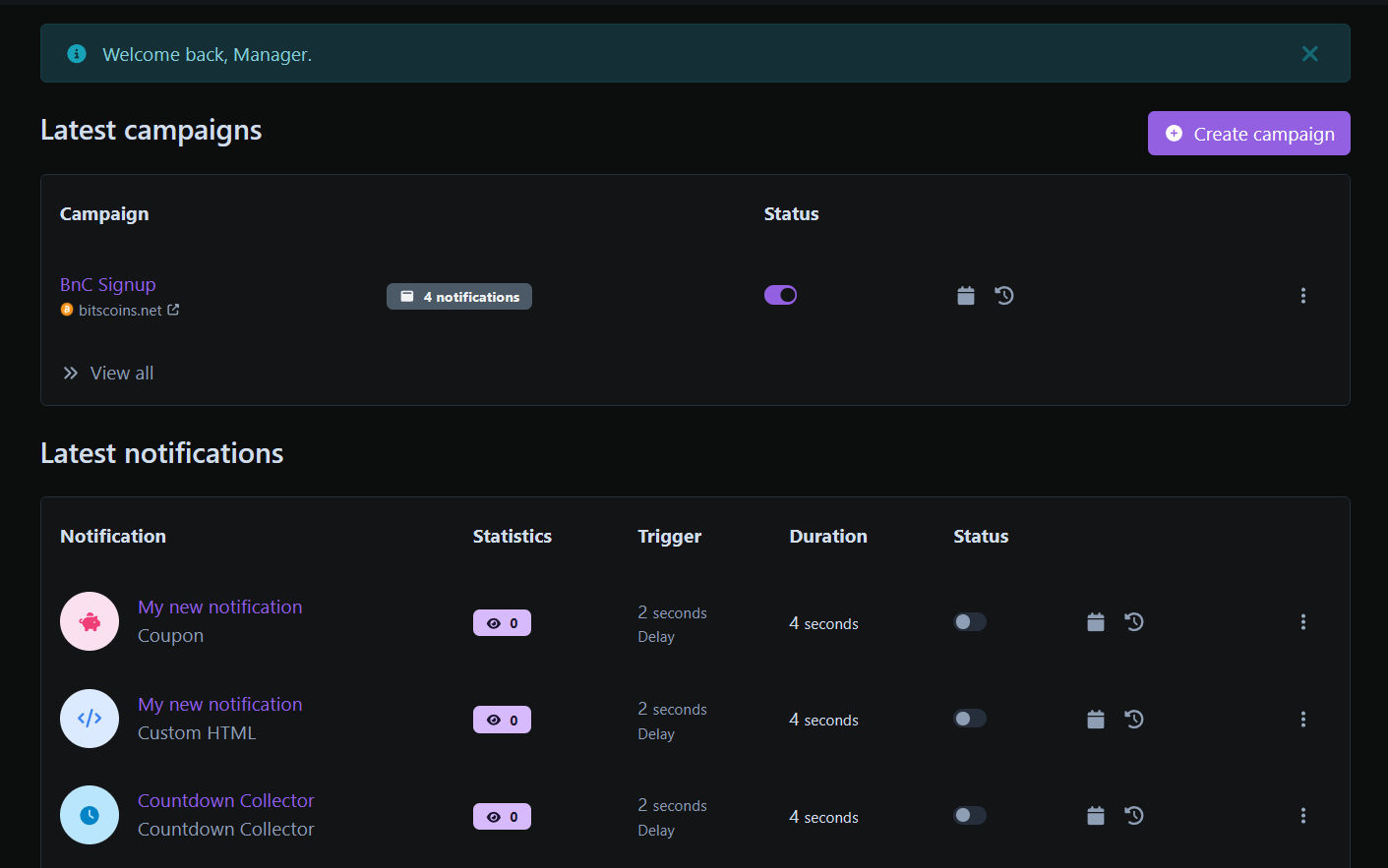 Cool Popup - Screenshot 1