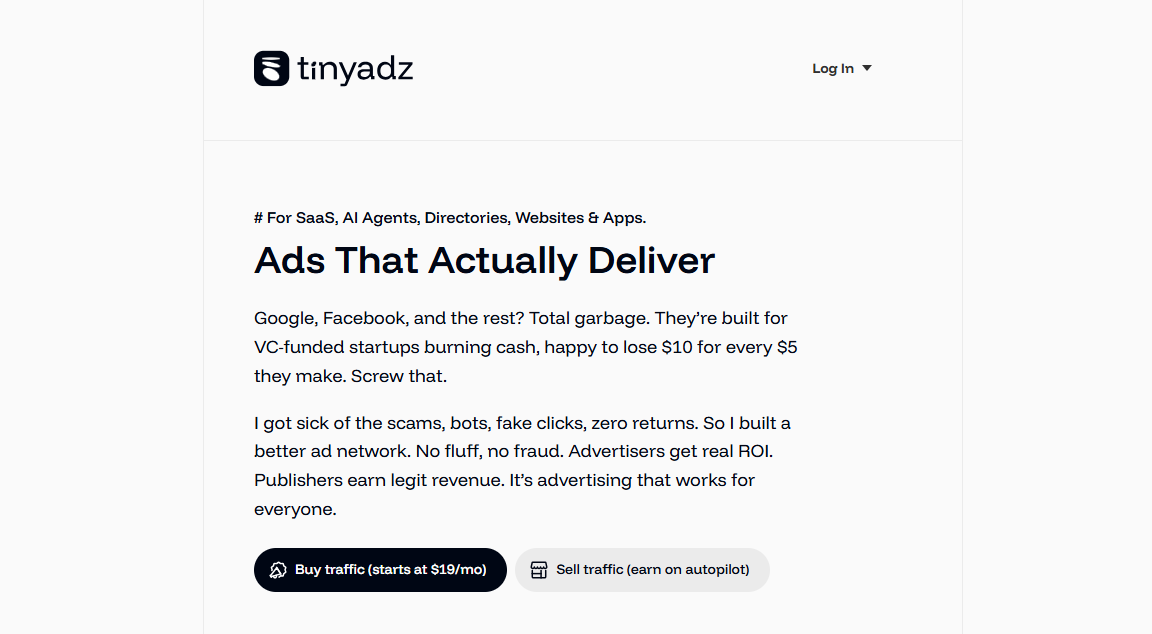 TinyAdz - Screenshot 2