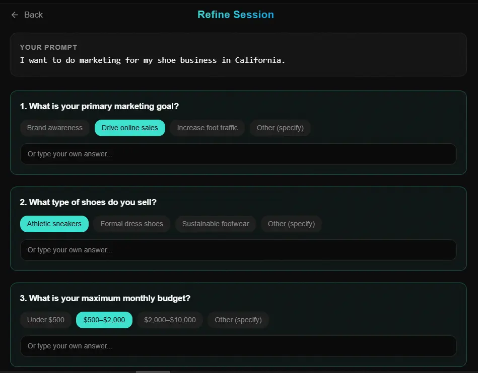 Level Up My Prompt - Screenshot 4