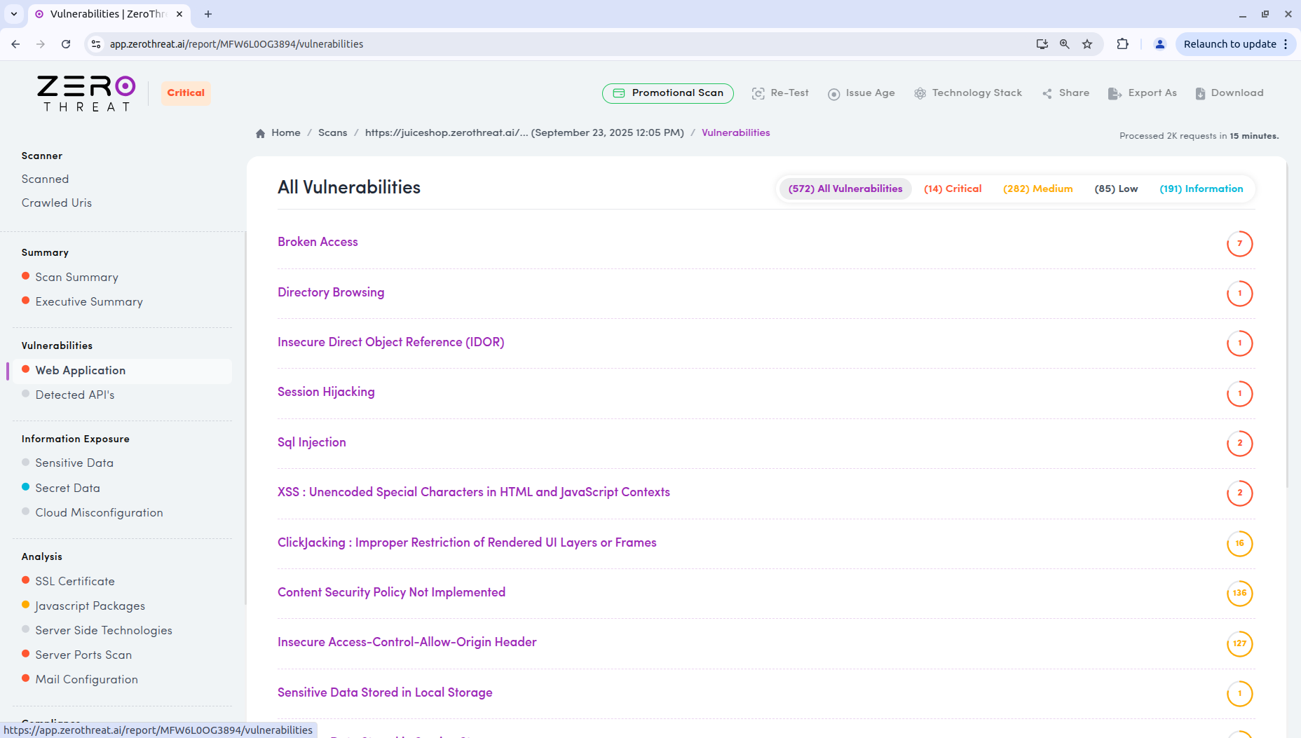 ZeroThreat.ai - Screenshot 2