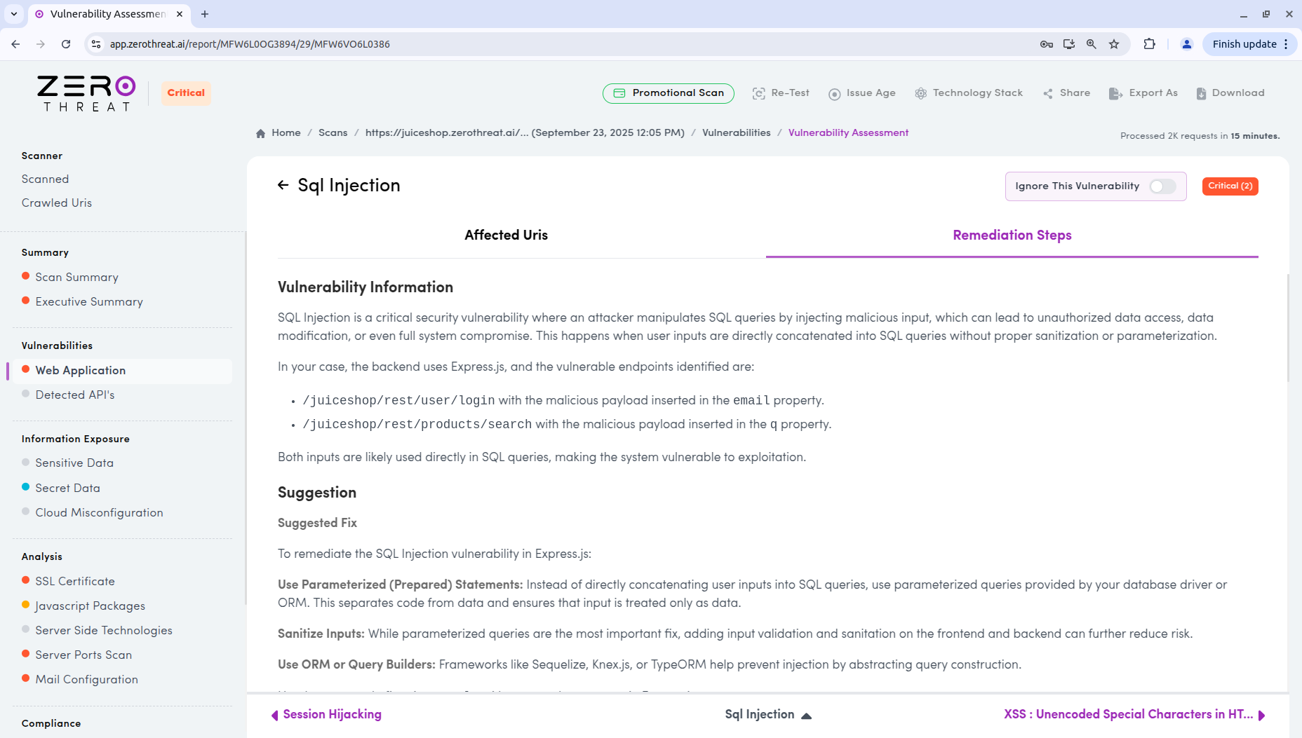ZeroThreat.ai - Screenshot 3
