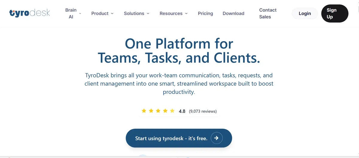 TyroDesk - Screenshot 1