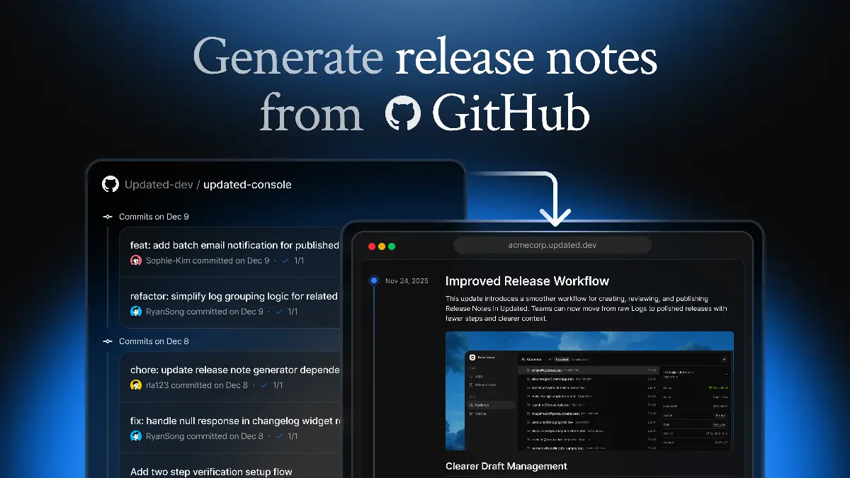 Updated.dev - Screenshot 1