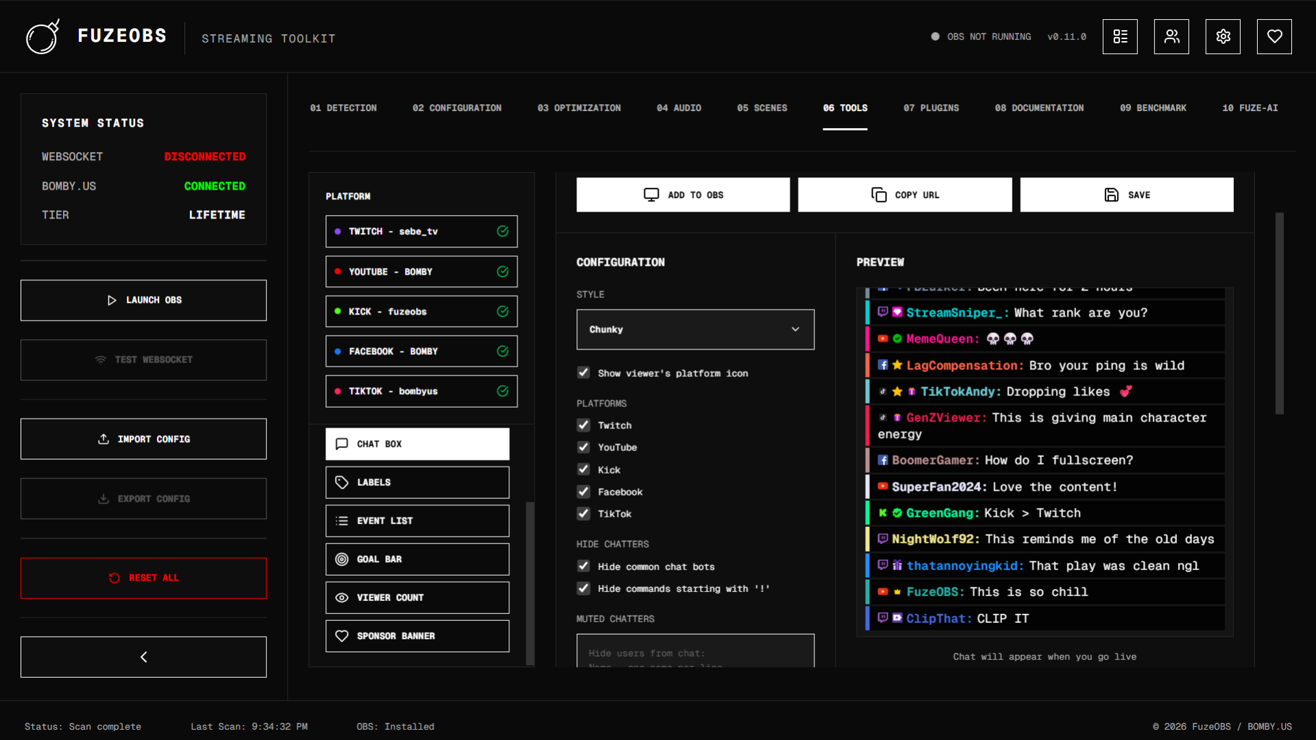 FuzeOBS - Screenshot 3
