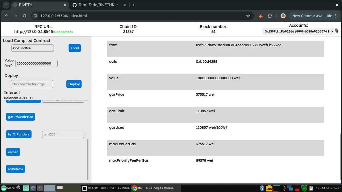 RivETH - Screenshot 1