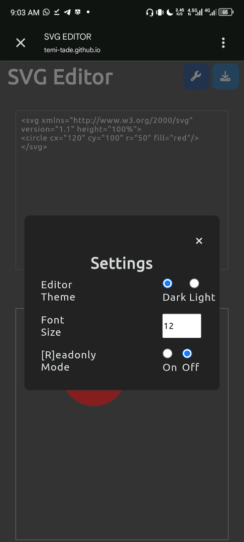 EdSVGit - Screenshot 1