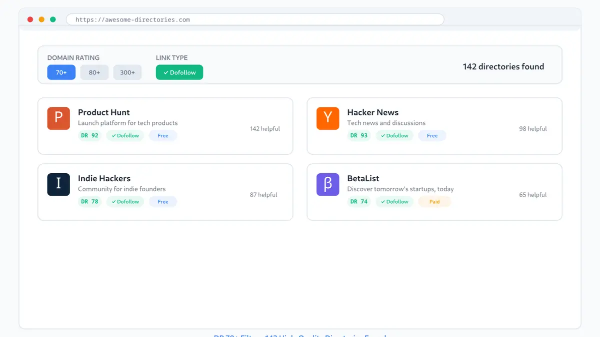 Awesome Directories - Screenshot 2