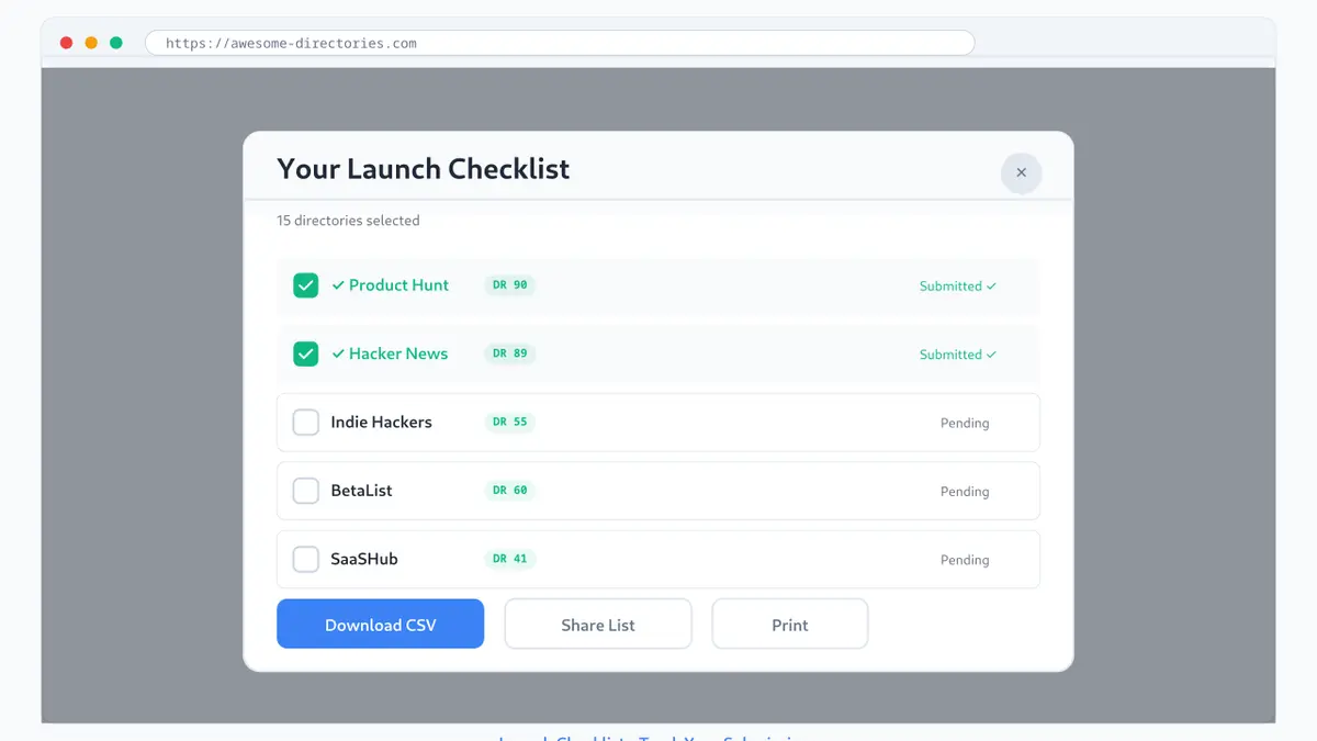 Awesome Directories - Screenshot 3