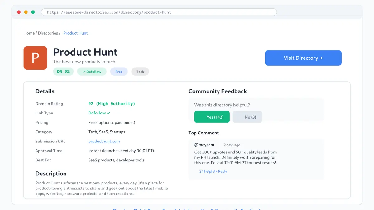 Awesome Directories - Screenshot 4