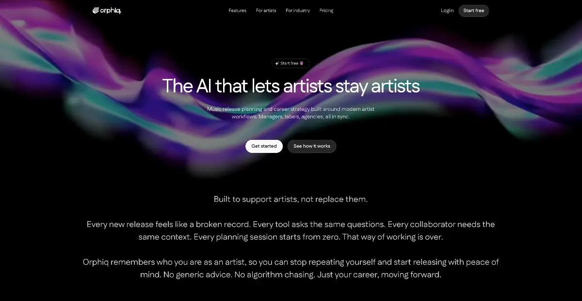 Orphiq - Screenshot 1