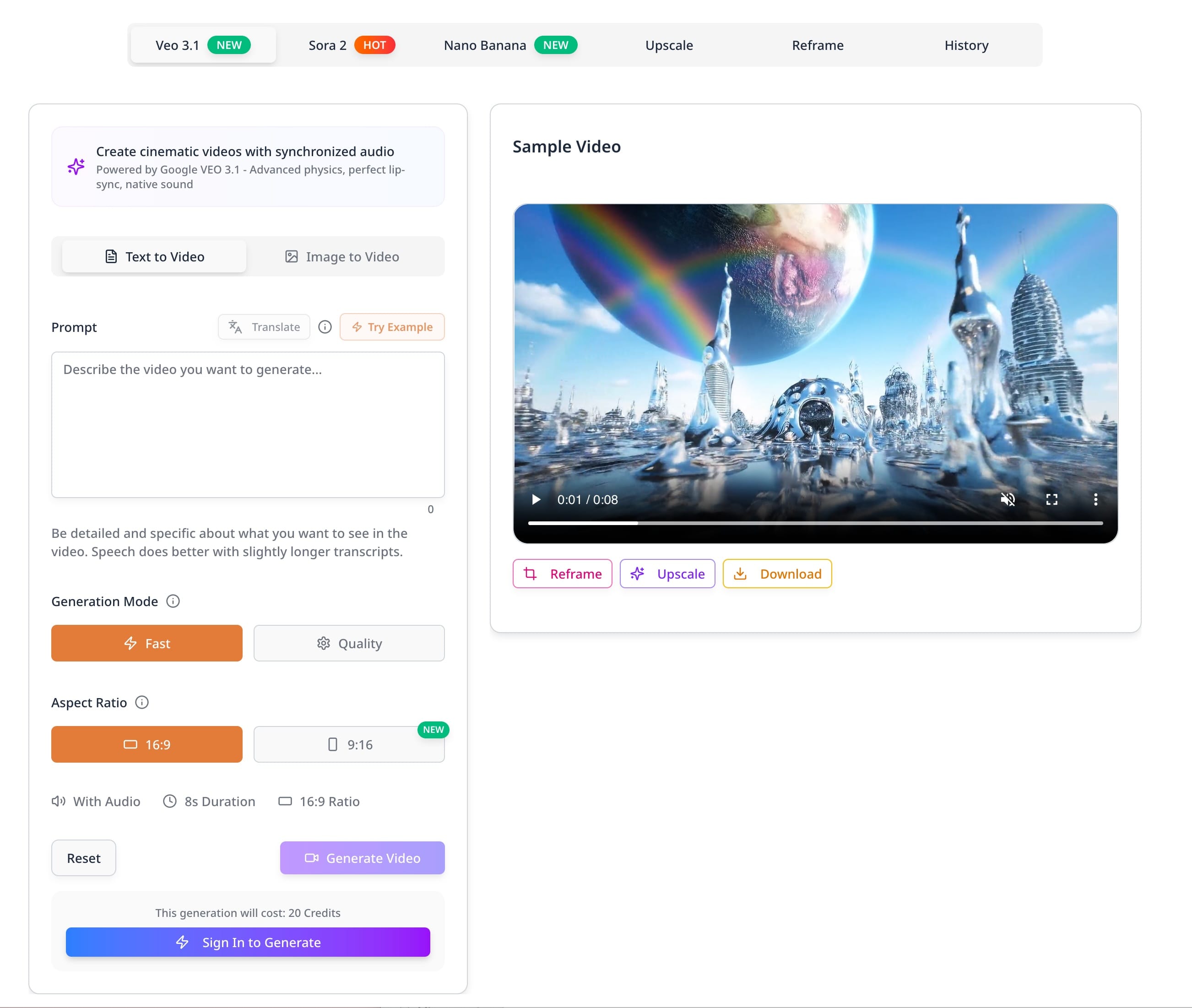 Veo 3: Consistent Multi-Shot AI Video - Screenshot 2