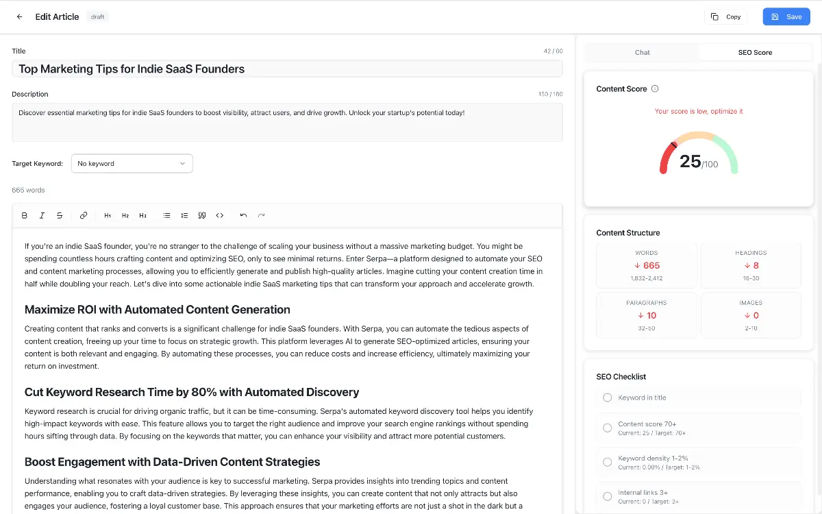 Serpa - Screenshot 4