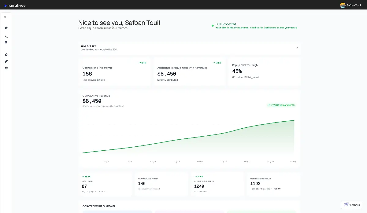 Narrativee - Screenshot 1