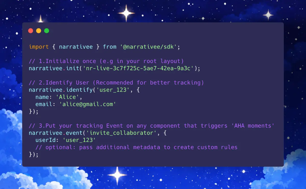 Narrativee - Screenshot 2