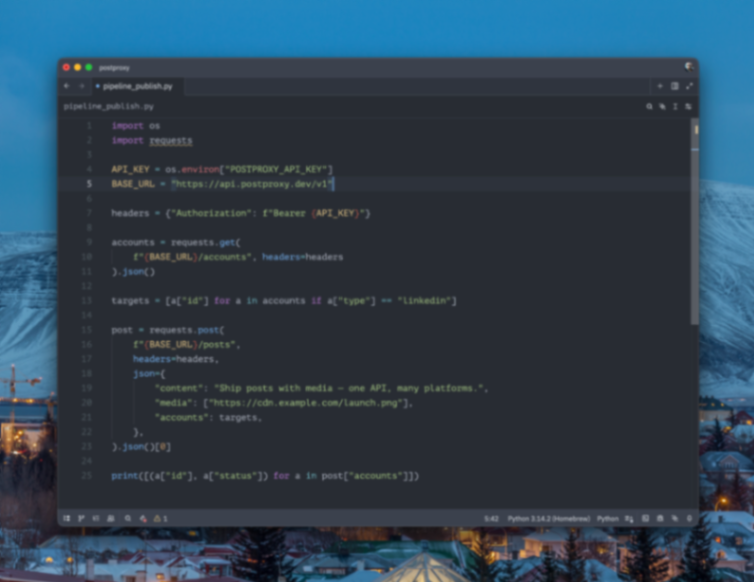 Postproxy - Screenshot 3