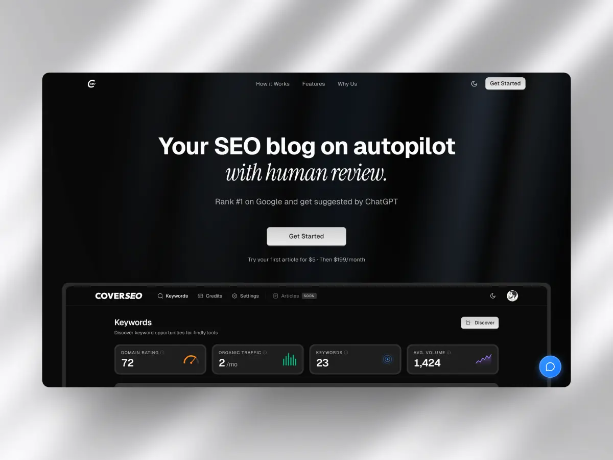 CoverSEO - Screenshot 1