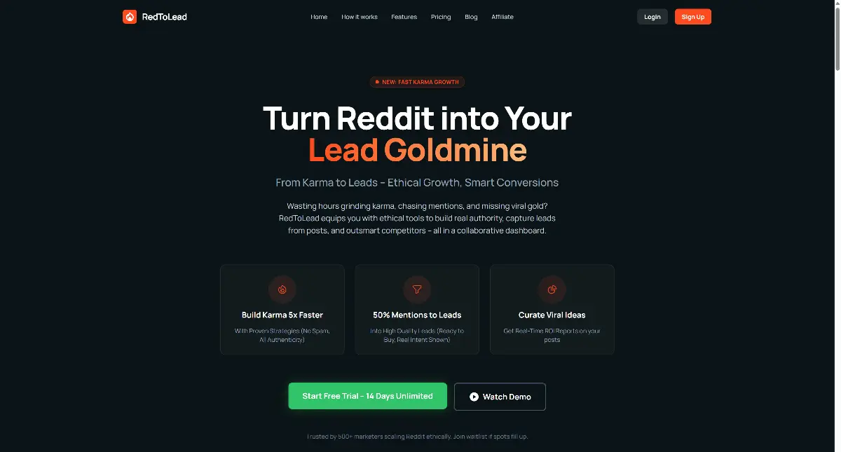 redtolead - Screenshot 3