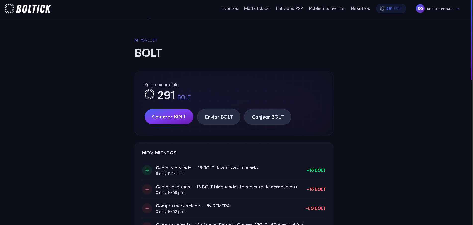 Boltick - Screenshot 2