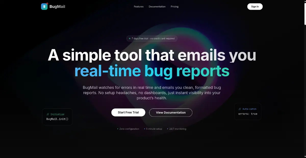 Bugmail - Screenshot 1