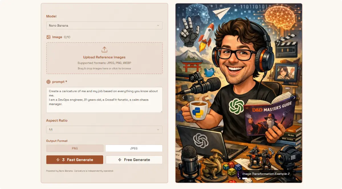 Caricature - Screenshot 1