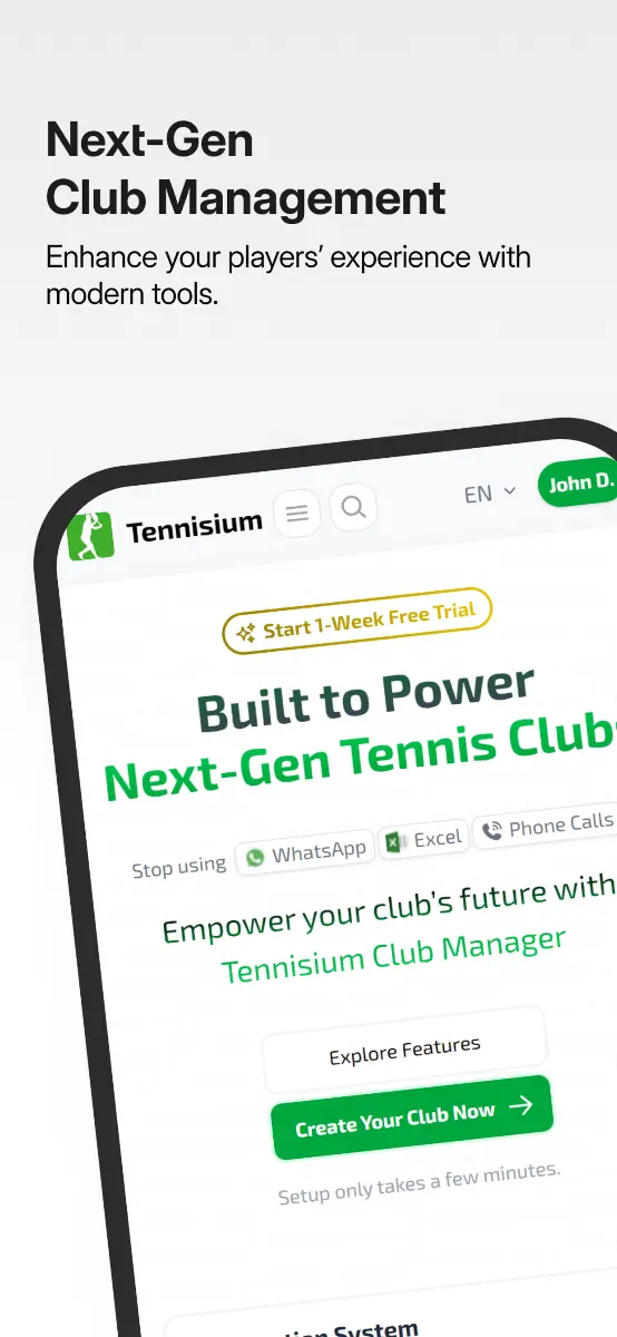 Tennisium - Screenshot 1