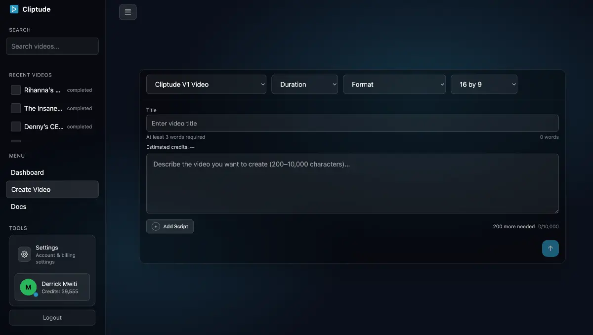 Cliptude - Screenshot 2