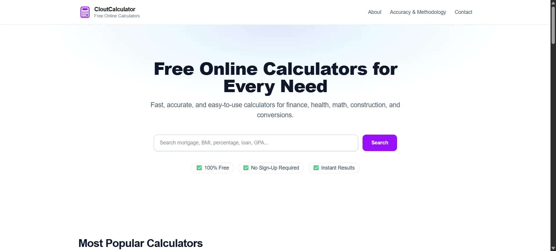 Clout Calculator - Screenshot 1
