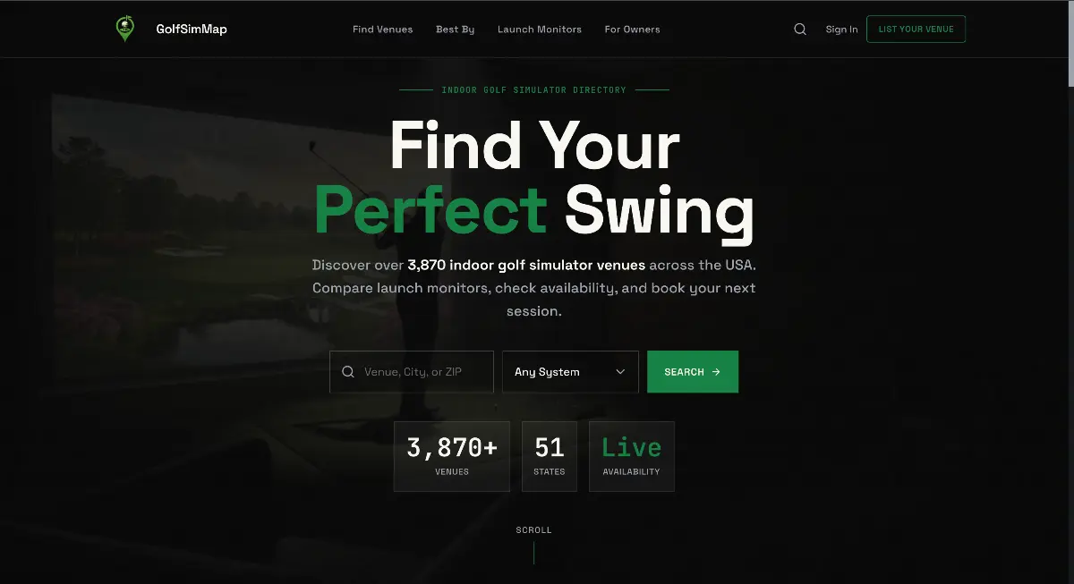 Golf Sim Map - Screenshot 1