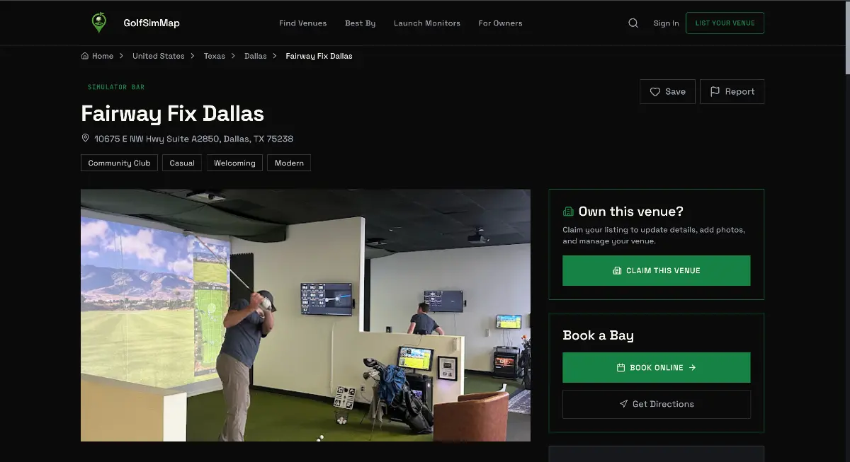 Golf Sim Map - Screenshot 3