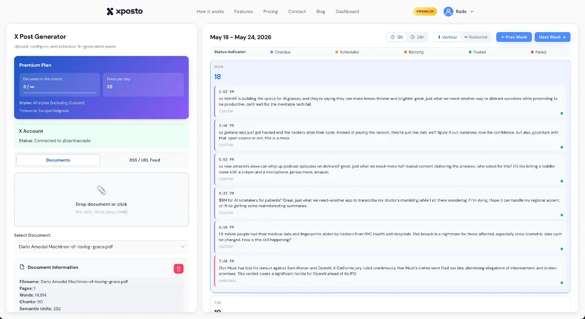Xposto - Screenshot 2