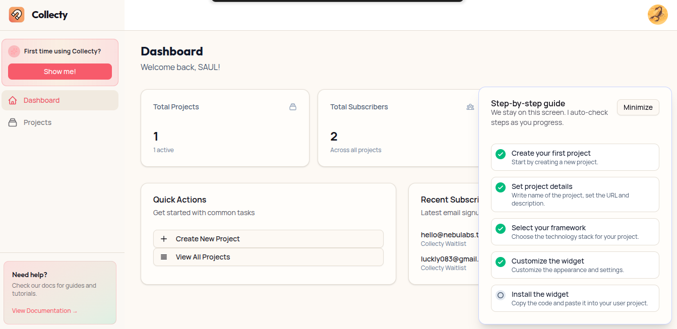 Collecty - Screenshot 2