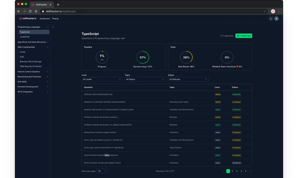 SkillHacker - Screenshot 2