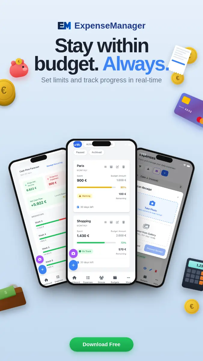 ExpenseManager - Screenshot 2