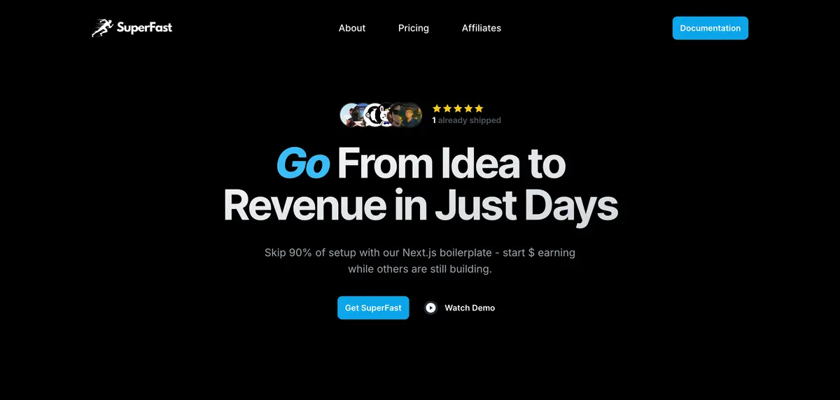 SuperFast | Go From Idea to Revenue in Just D - Screenshot 2