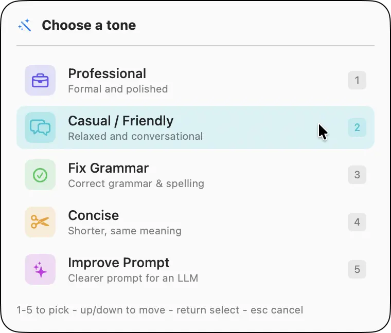 Refine Text - Screenshot 1