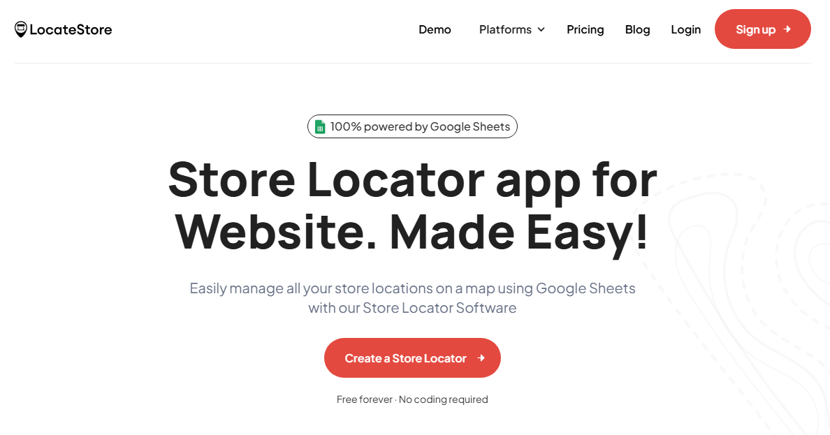 LocateStore - Screenshot 1